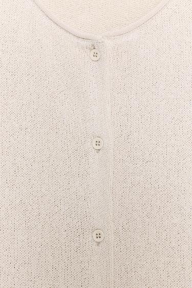 LONG SLEEVE BUTTONED JACKET - Beige by Zara - Image 9