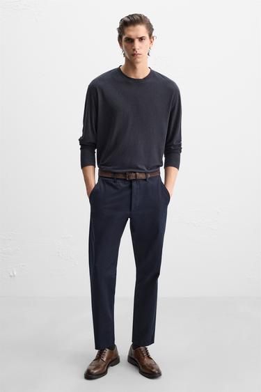 КОЖАНЫЕ ТУФЛИ — КОРИЧНЕВЫЙ от Zara — изображение 0