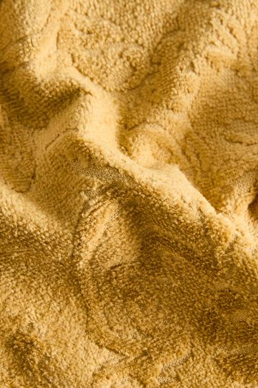 PACK OF HAND TOWELS WITH TASSELS (PACK OF 3) - Mustard by Zara - Image 3