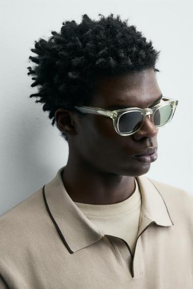 POLO PUNTO RIB CONTRASTE - Tostado de Zara