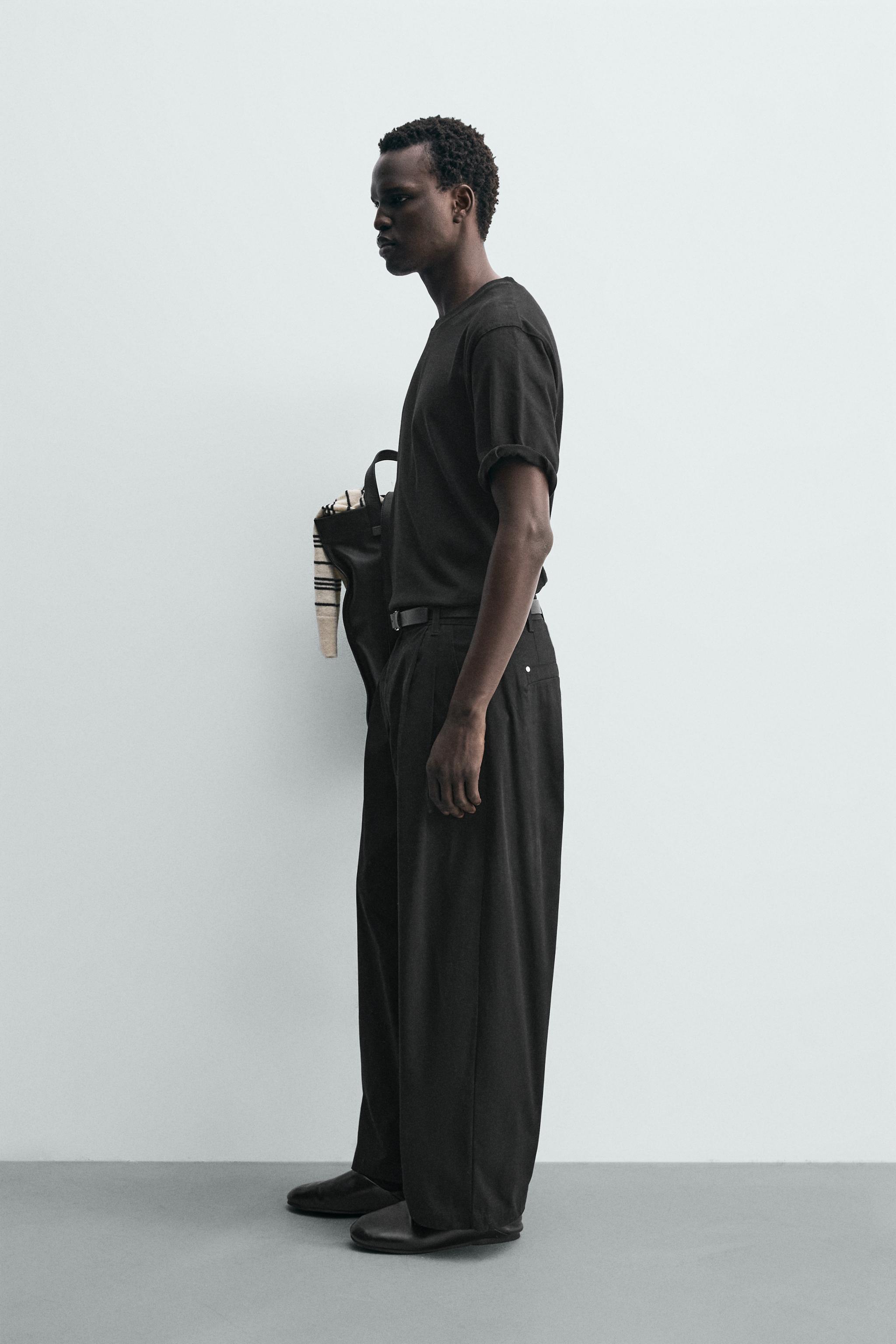 WIDE FIT CHINO PANTS
