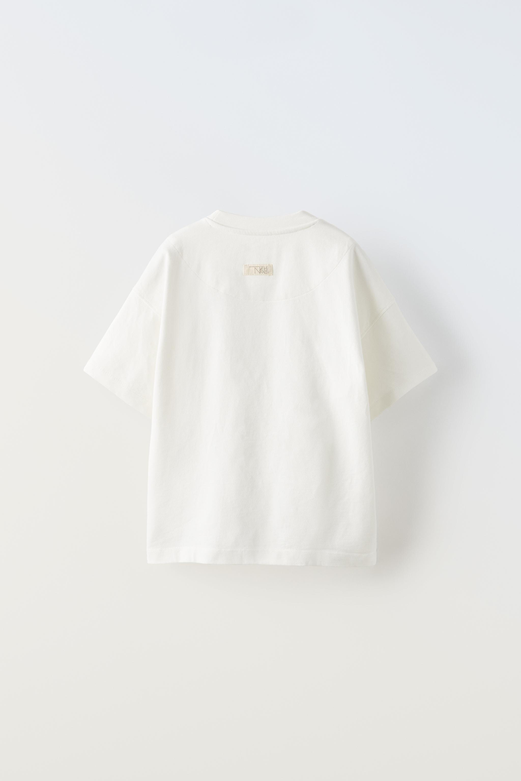 White t best sale shirt zara