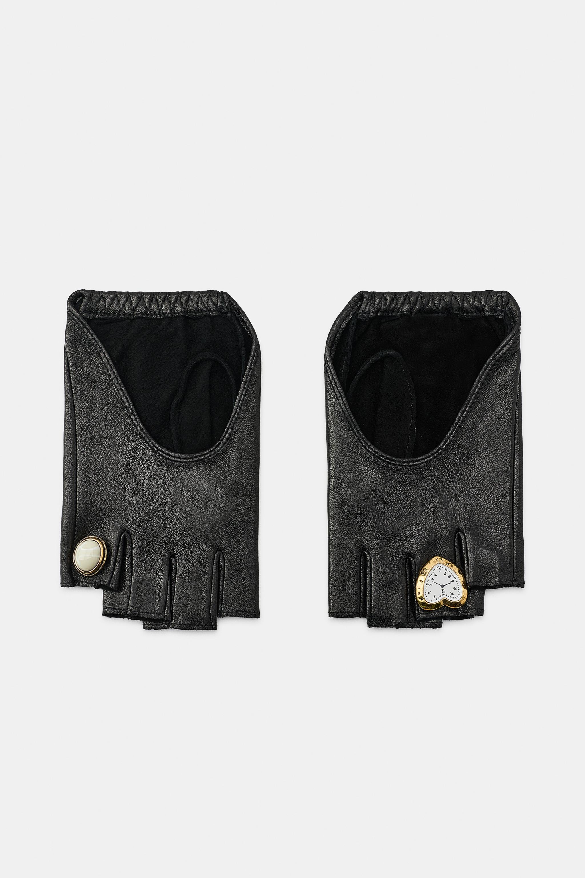 MITONES PIEL 100% ANILLO RELOJ