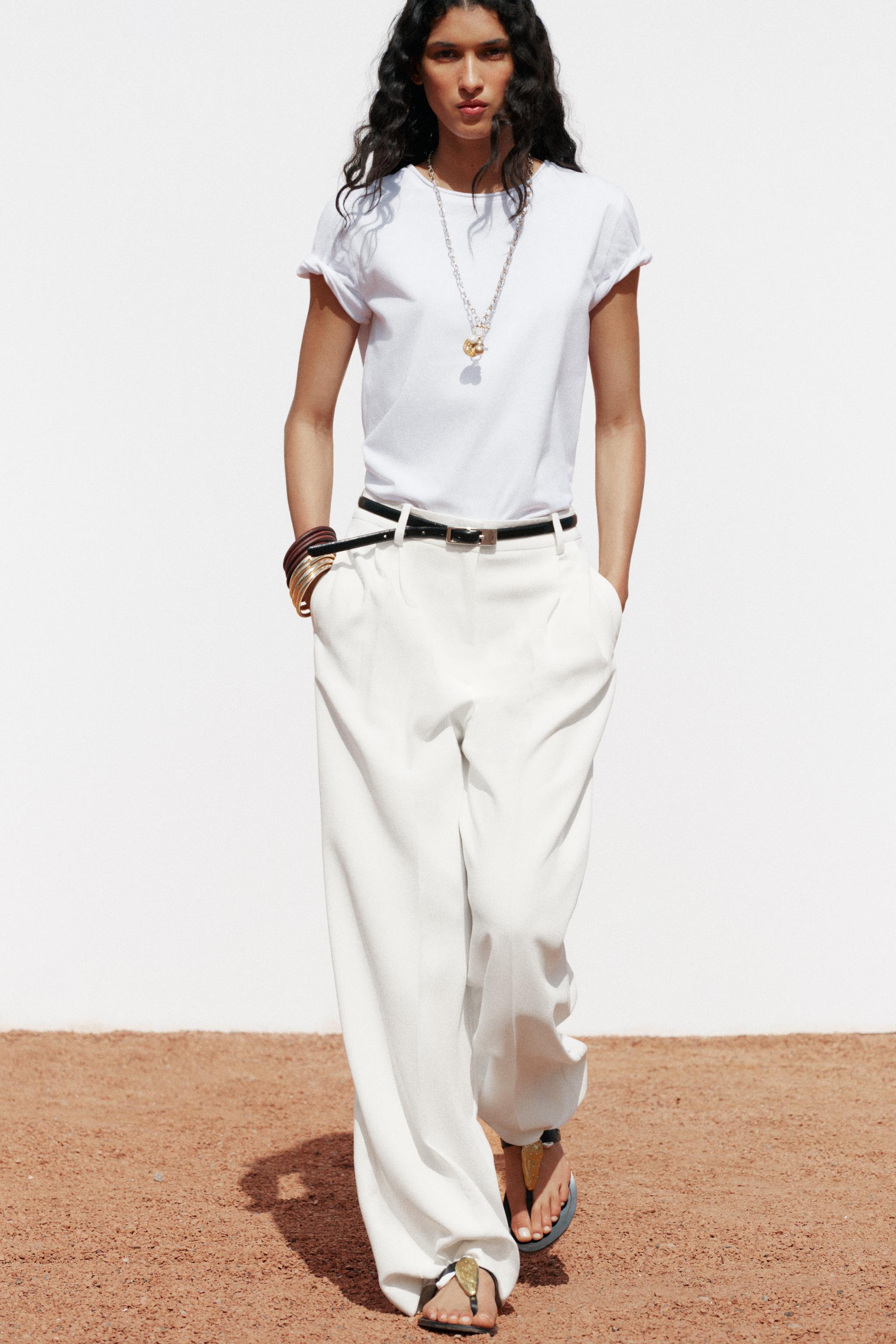 フェイデッド ショートスリーブ Tシャツ - ホワイト | ZARA
