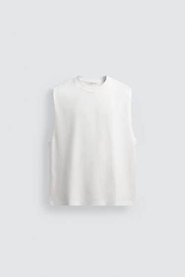 FADED TANK TOP - White by Zara