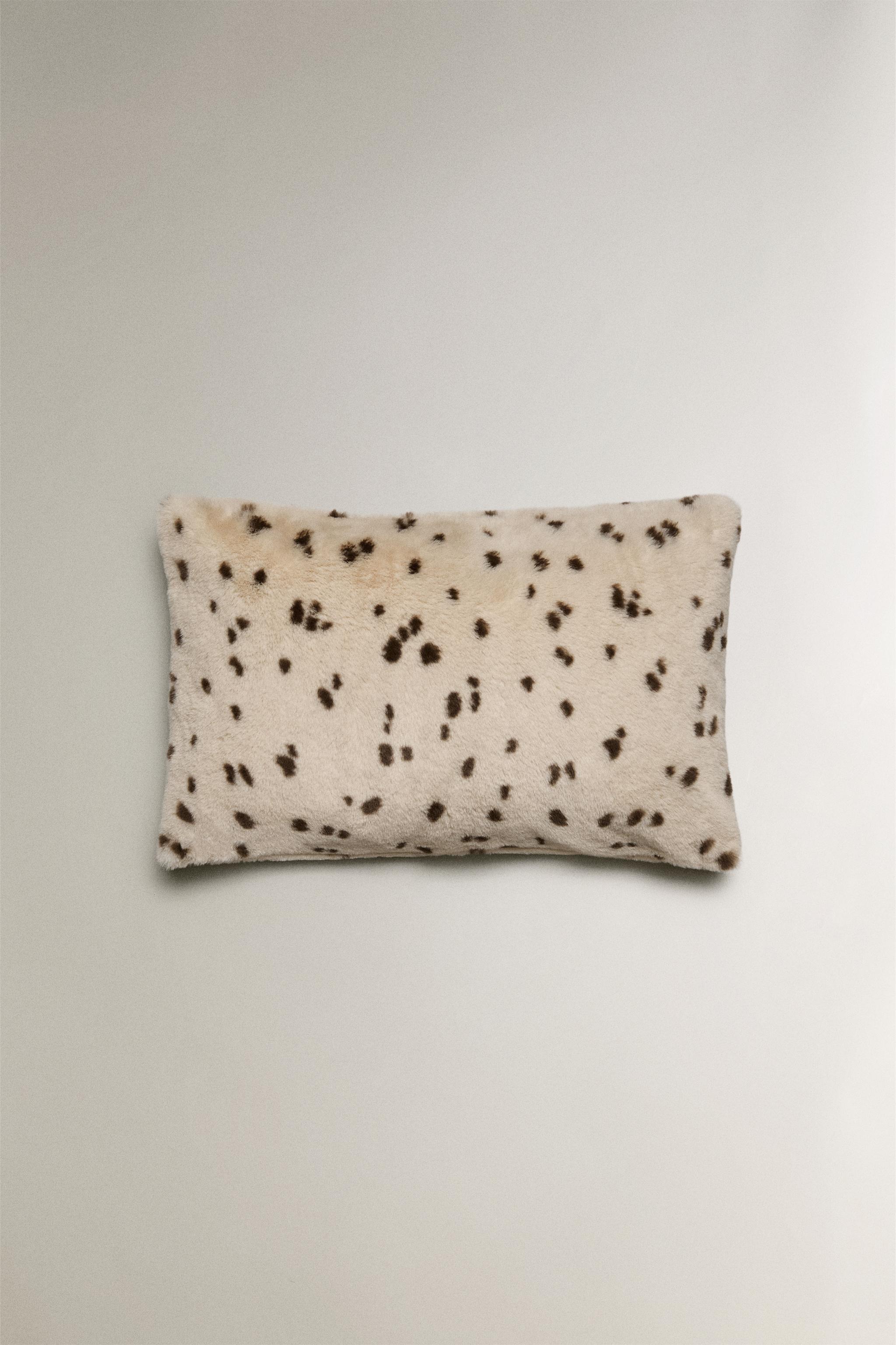 ANIMAL PRINT THROW PILLOW COVER - Ecru | ZARA United States