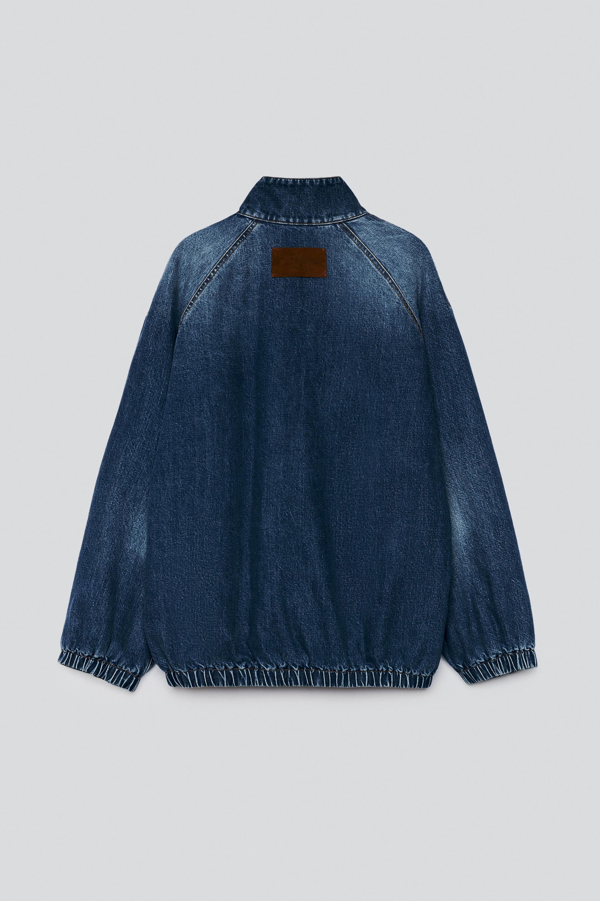 BLOUSON RÉVERSIBLE DENIM CONTRASTE