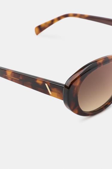 LUNETTES DE SOLEIL ŒIL-DE-CHAT - Marron de Zara - Image 3