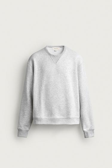 SUDADERA REGULAR FIT CREWNECK - Gris vigoré de Zara