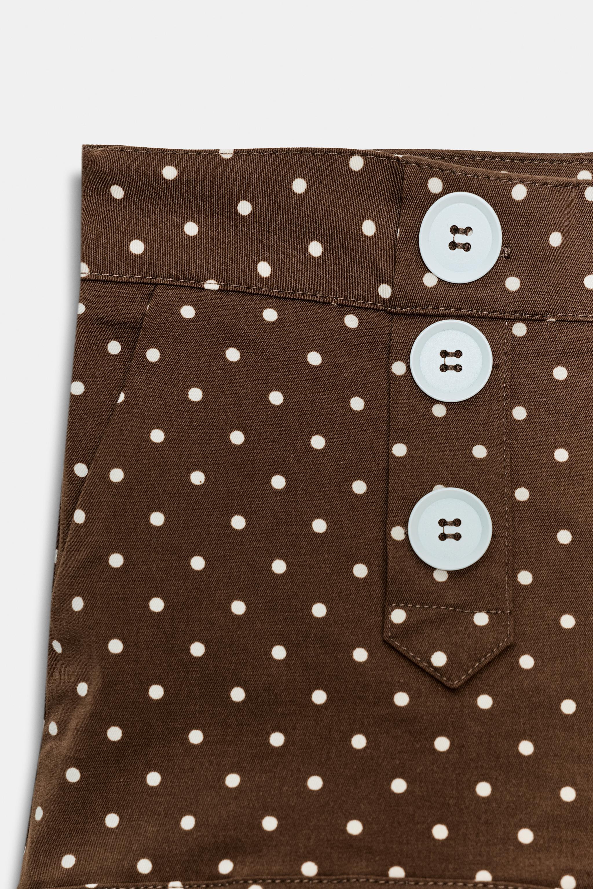 SHORT MINI À POIS