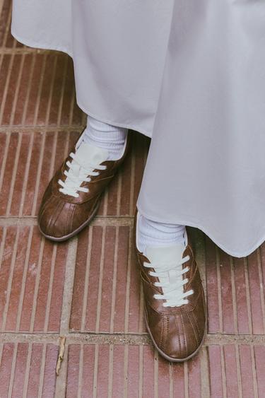TRAINERS - Brown by Zara - Image 0