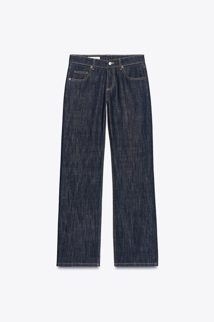 JEAN TRF WIDE LEG TAILLE BASSE