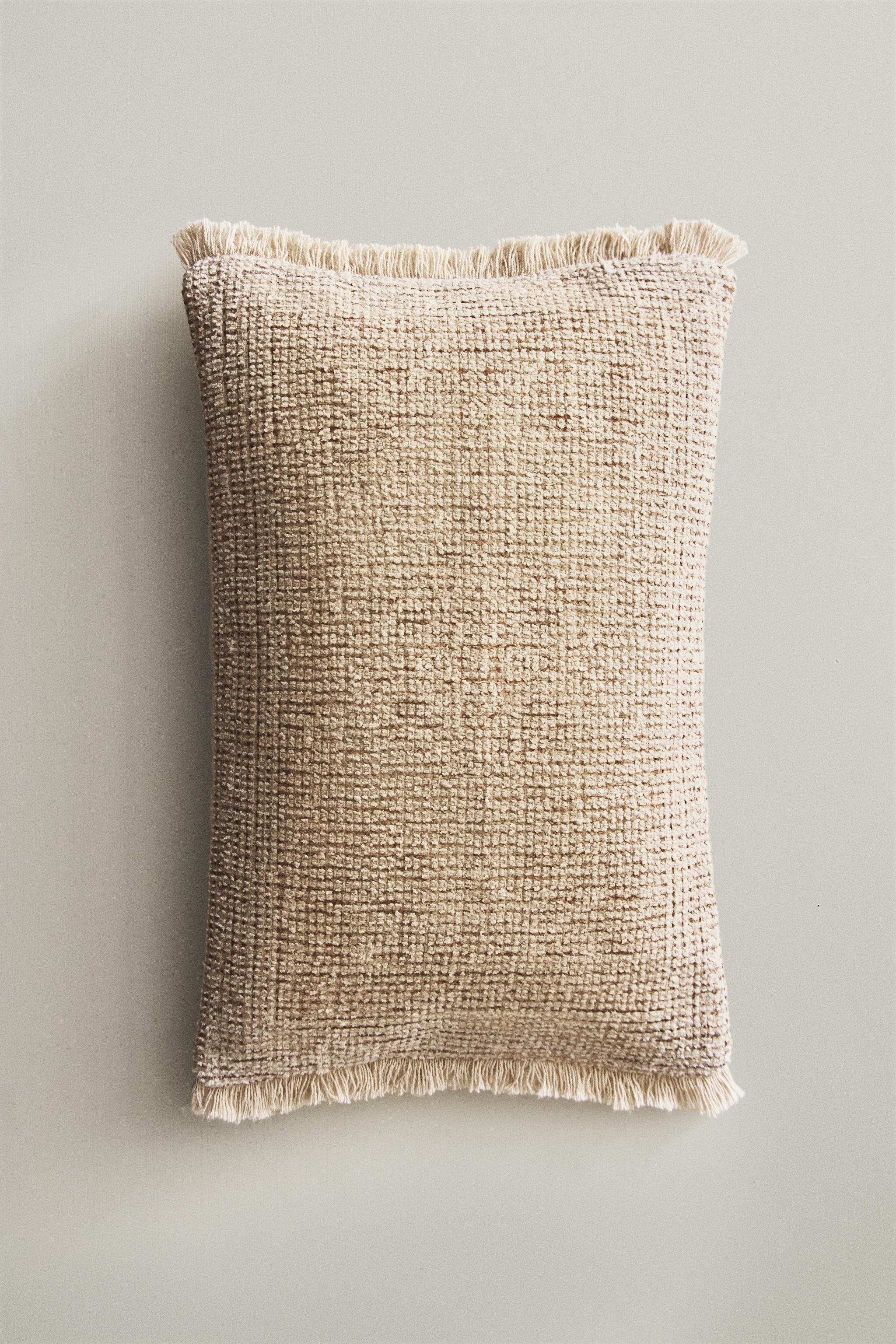 HOUSSE DE COUSSIN FRANGES