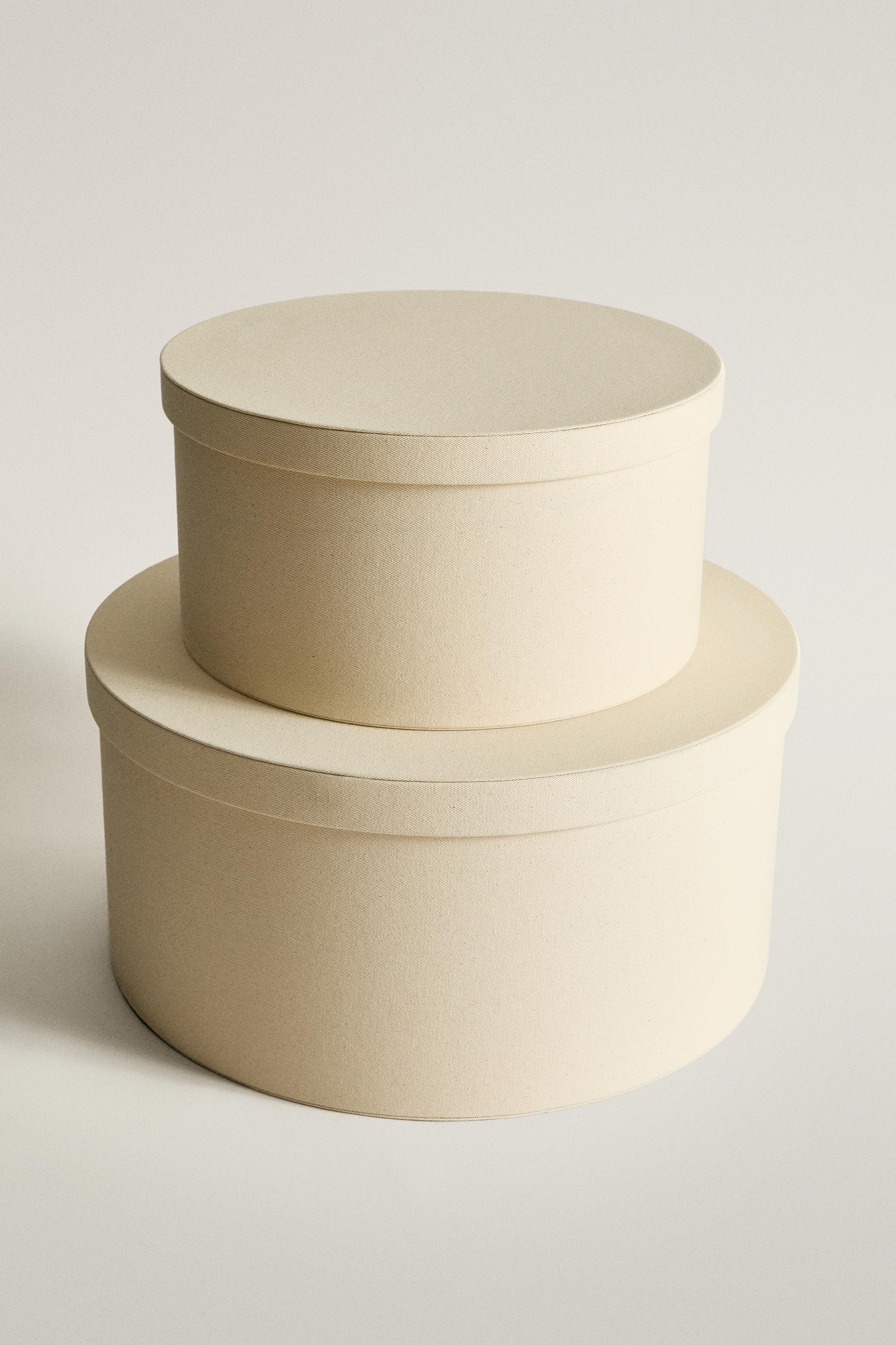 FABRIC HAT BOX