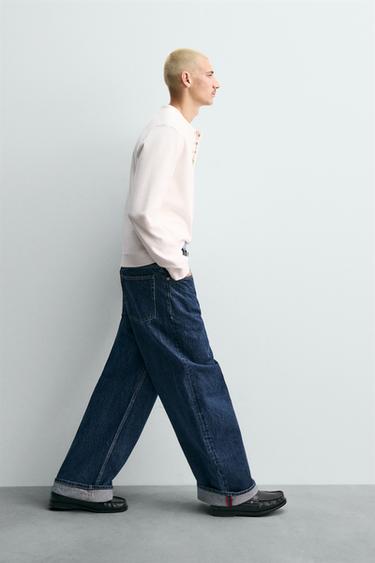 JEAN BAGGY FIT CHAMPION ® X ZARA - Bleu de Zara - Image 5