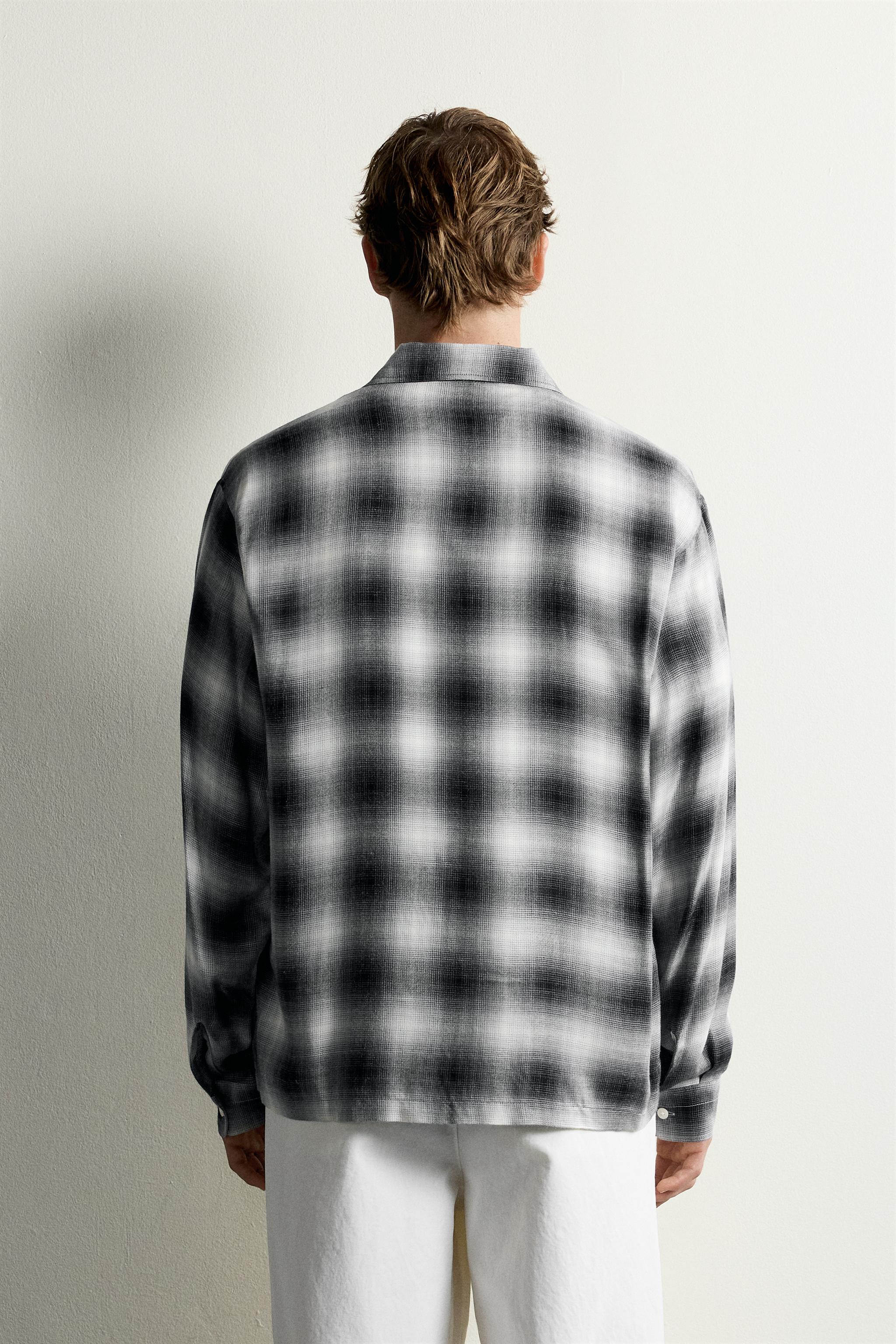 PLAID FLUID SHIRT