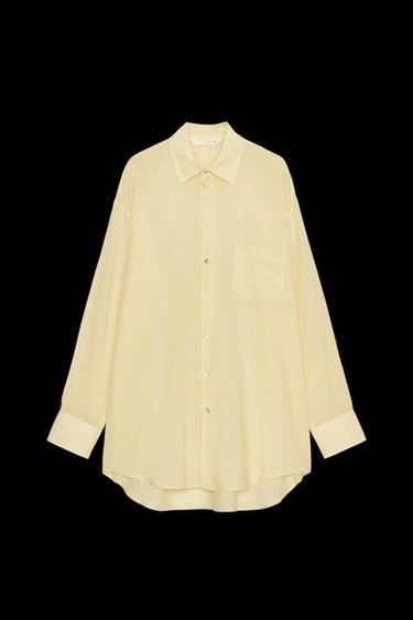 OVERSIZE-HEMD ZW COLLECTION - Gelb von Zara - Bild 0