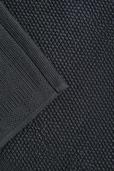 TAPIS DE BAIN COTON - Noir de Zara - Image 2