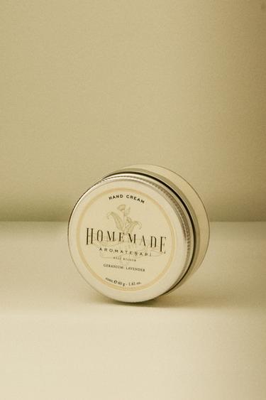 (40 G) GERANIUM, LAVENDER HAND CREAM - White / Pink by Zara - Image 4