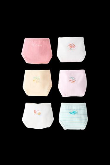 6-14 YEARS/ SIX-PACK OF PRINTED BRIEFS - Multicoloured by Zara - Image 0