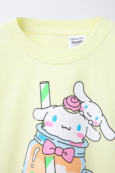 T-SHIRT IMPRIMÉ CINNAMOROLL © SANRIO - Citron vert de Zara - Image 2