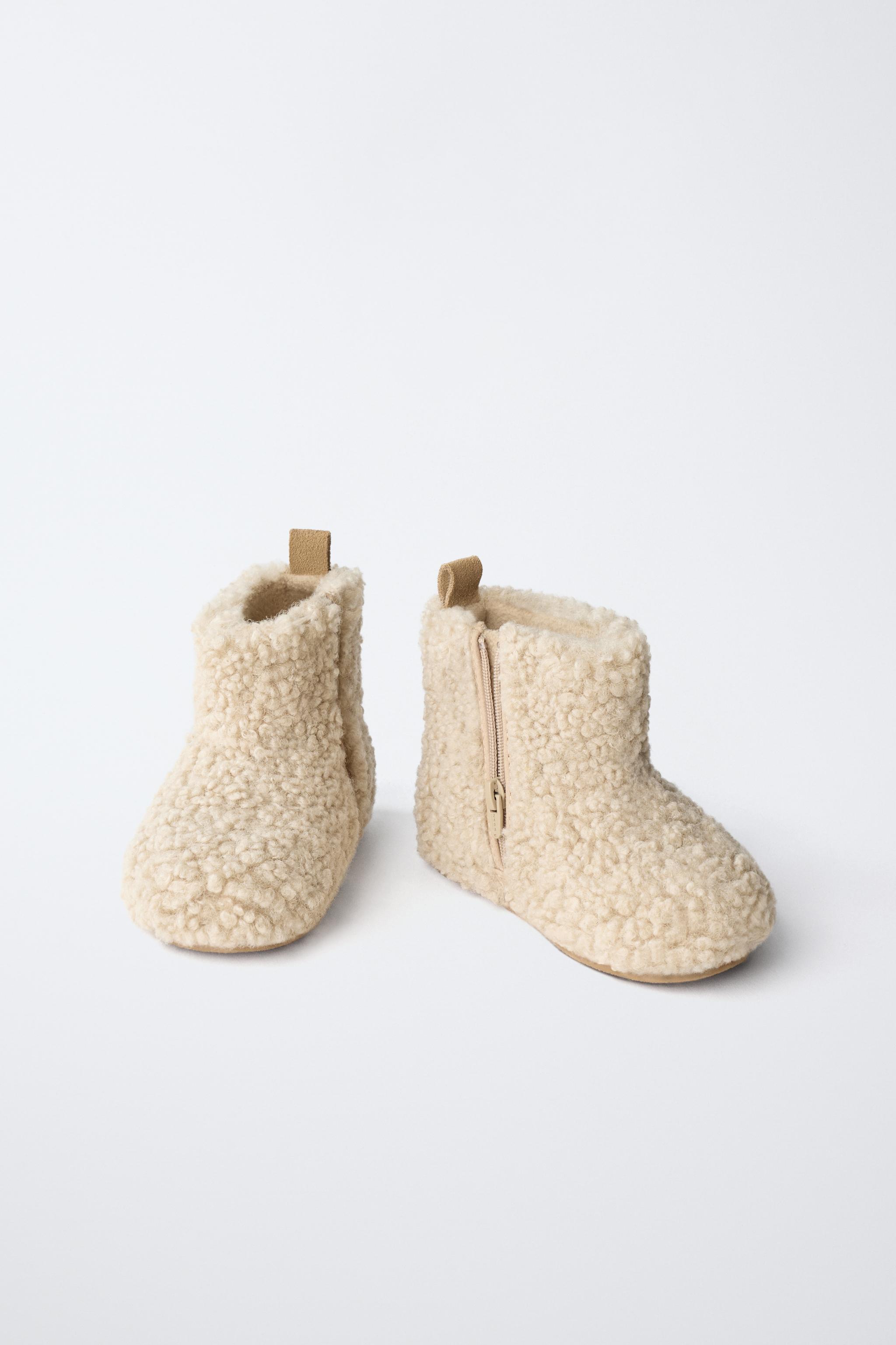 FAUX SHEARLING BOOTS