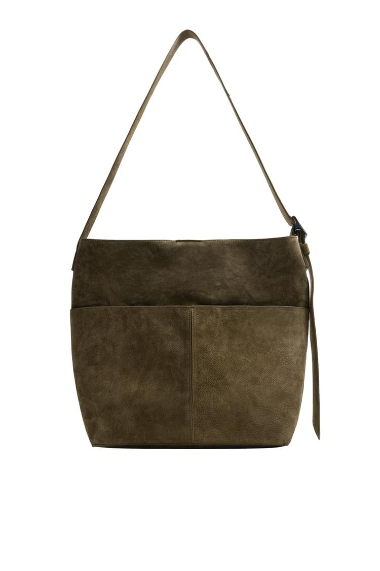 Bolsa tote de cuero