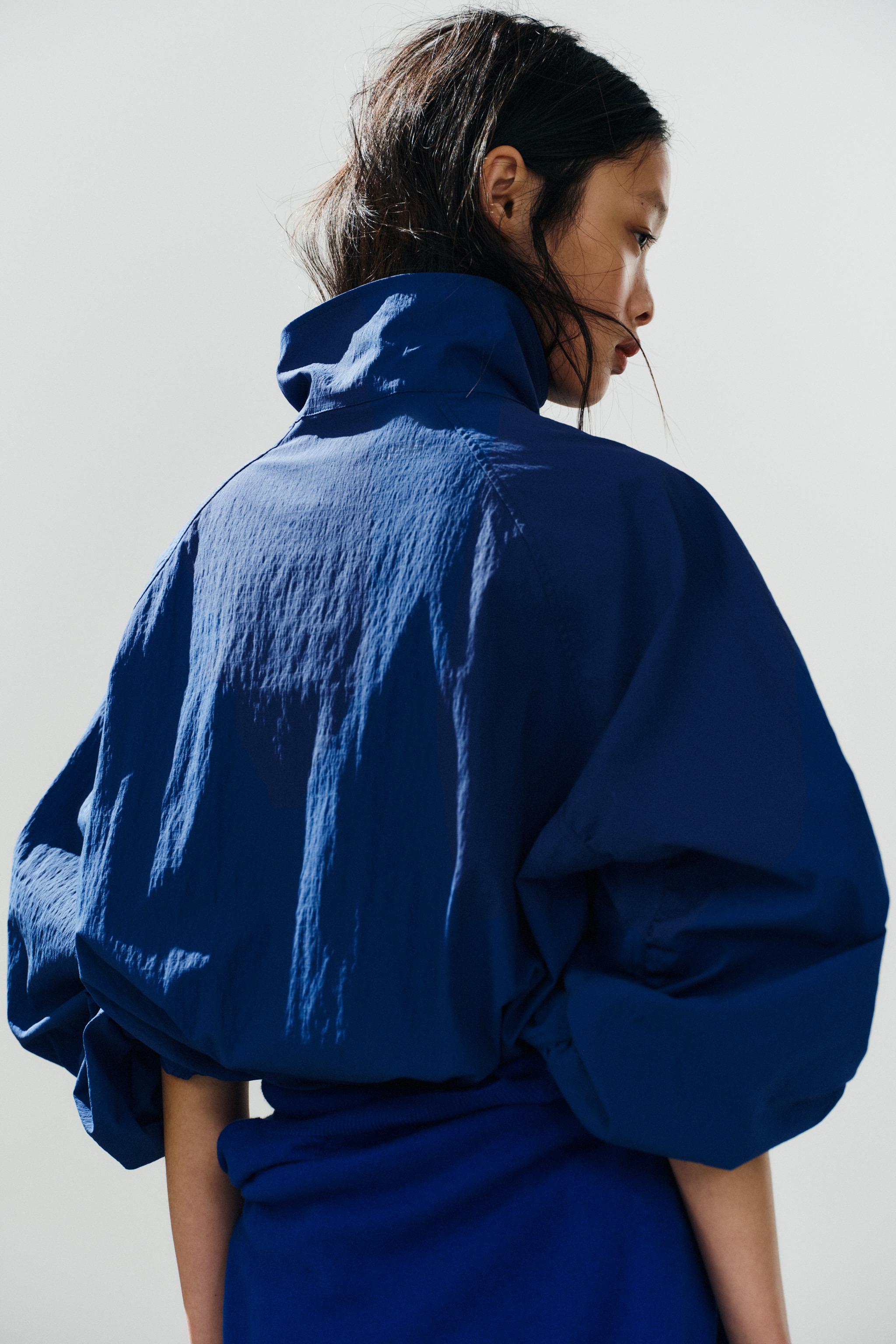 BUTTONED NYLON JACKET