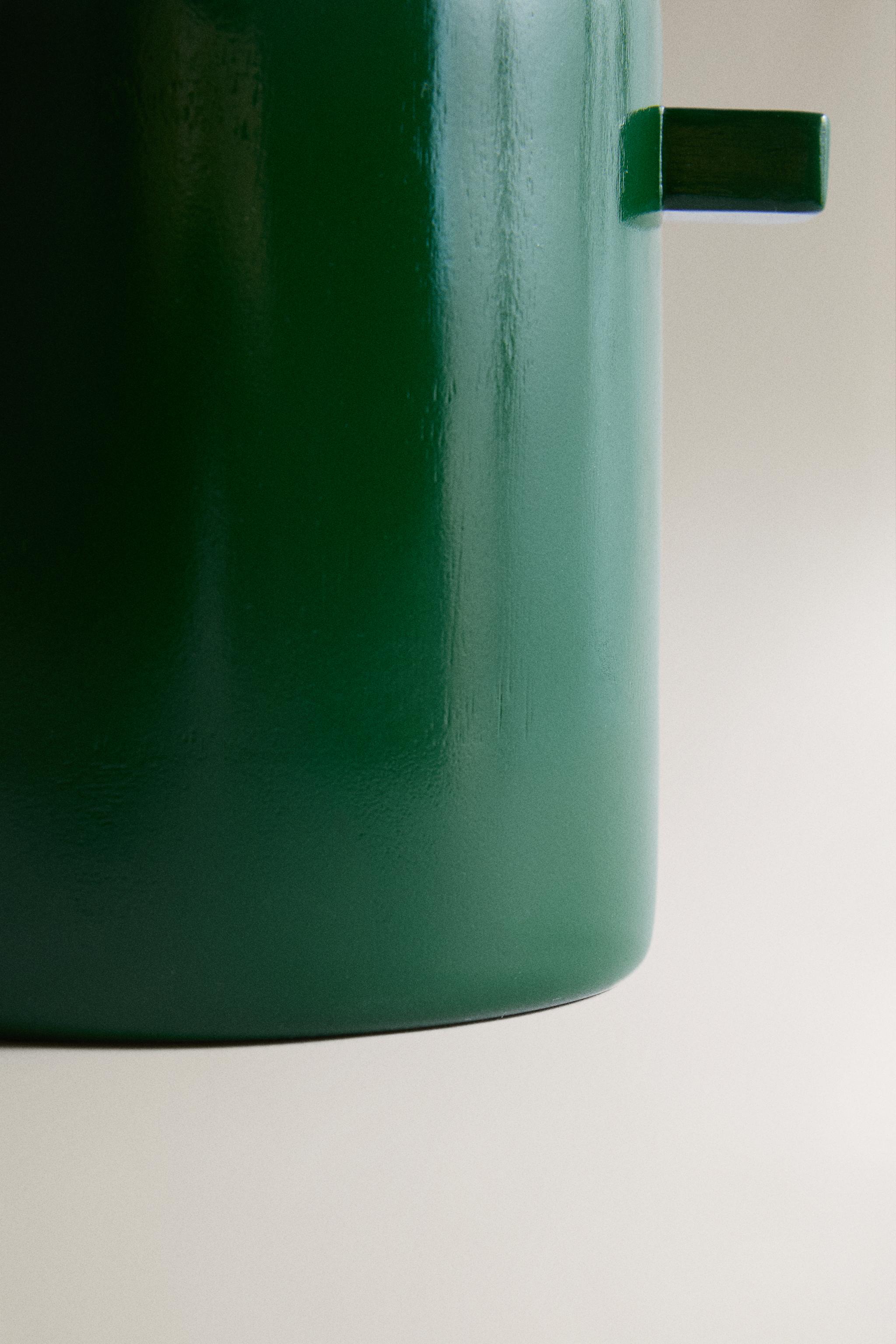 Женские головные уборы Zara ACACIA WOOD ICE BUCKET — фото 4