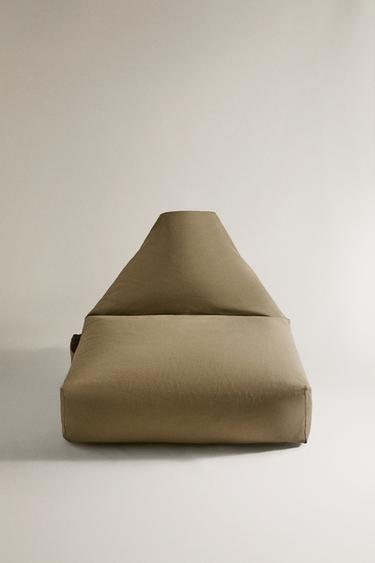 COTTON BEAN BAG CHAIR - Green by Zara - Image 0