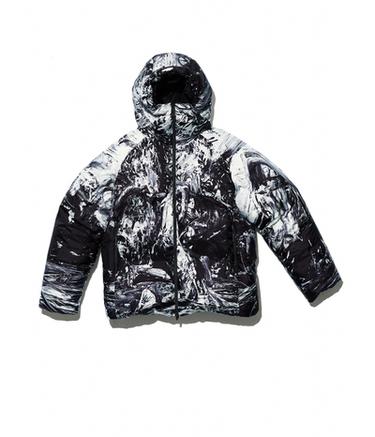 MARIO SORRENTI PRINTED PUFFER - Black / White by Zara - Image 0