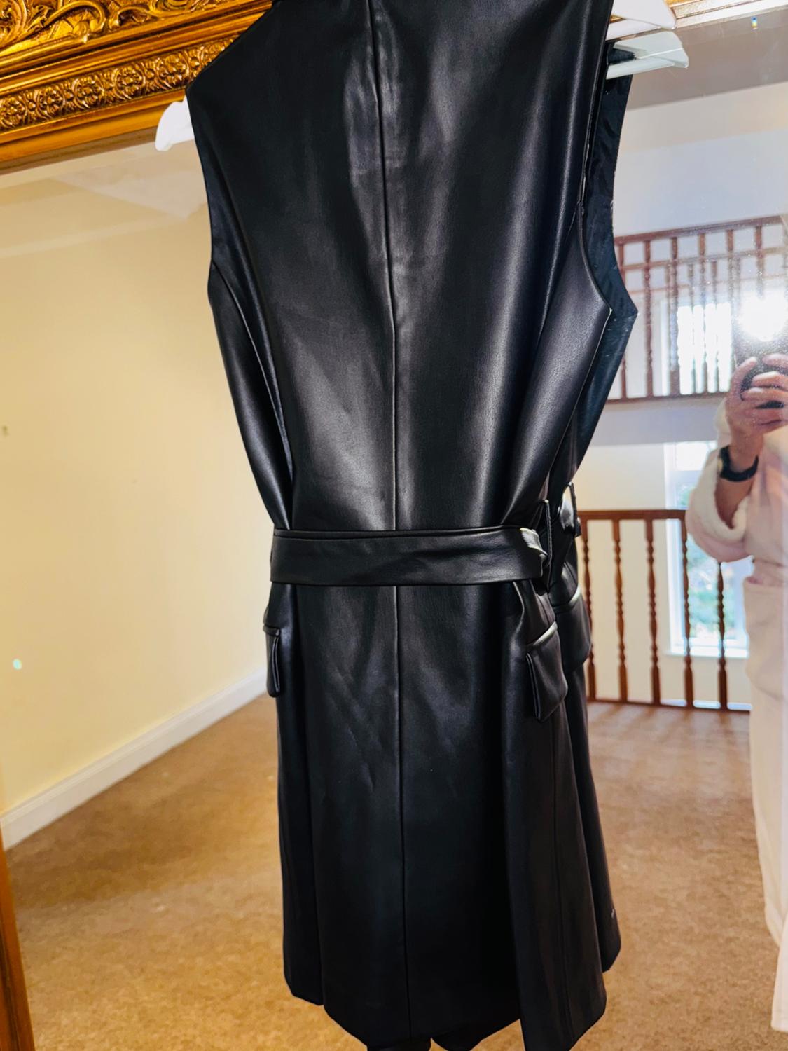 FAUX LEATHER WAISTCOAT - Image 7