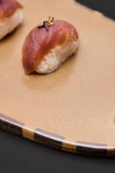 EARTHENWARE CUTTING BOARD WITH HANDLE - Beige by Zara - Image 6