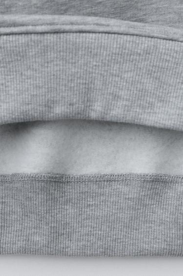 COWGIRL SLOGAN SWEATSHIRT - Grey marl by Zara - Image 3
