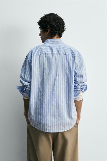 STRIPED SHIRT WITH POCKET - 981 by Zara - Image 2