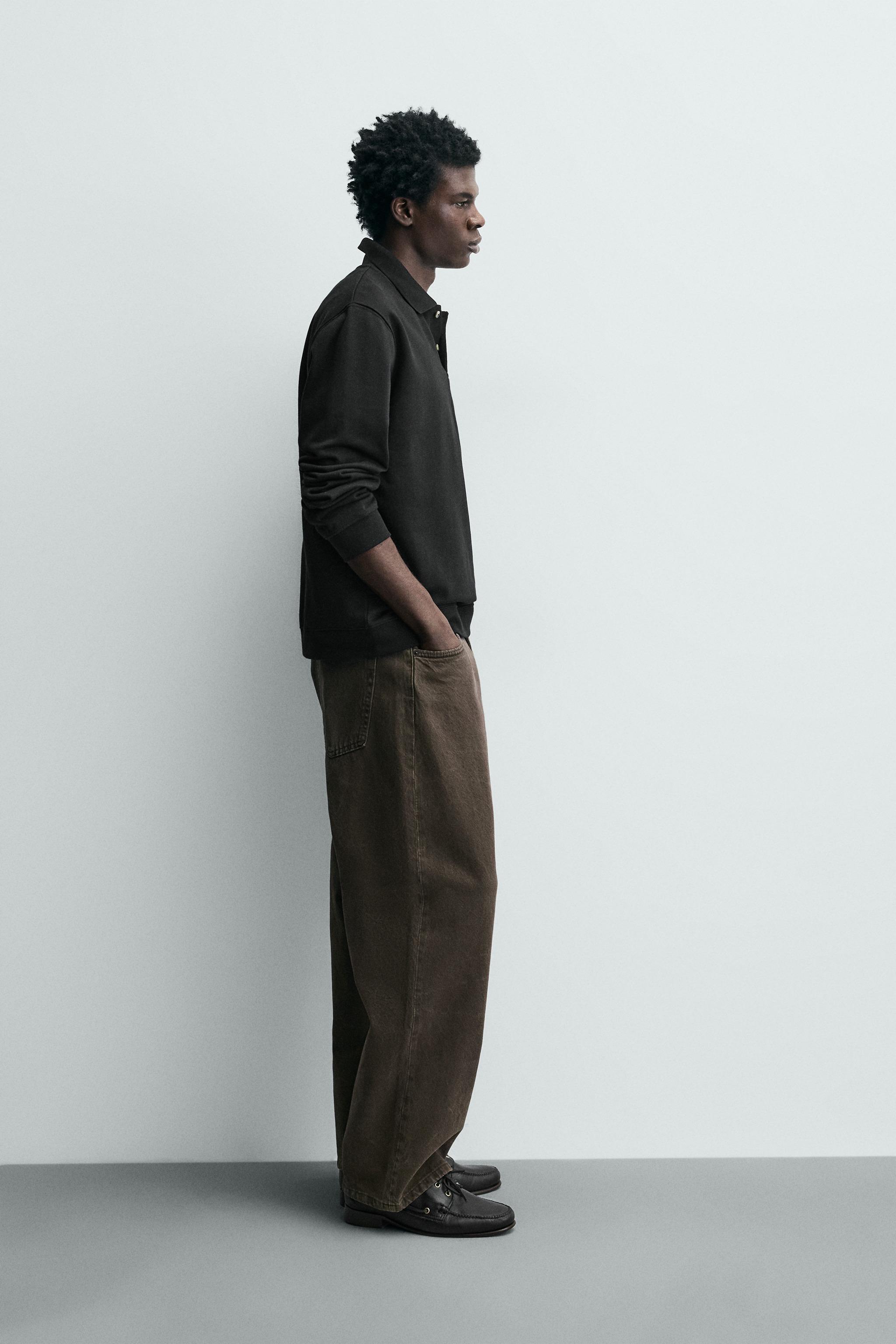 REGULAR FIT TEXTURED POLO SHIRT