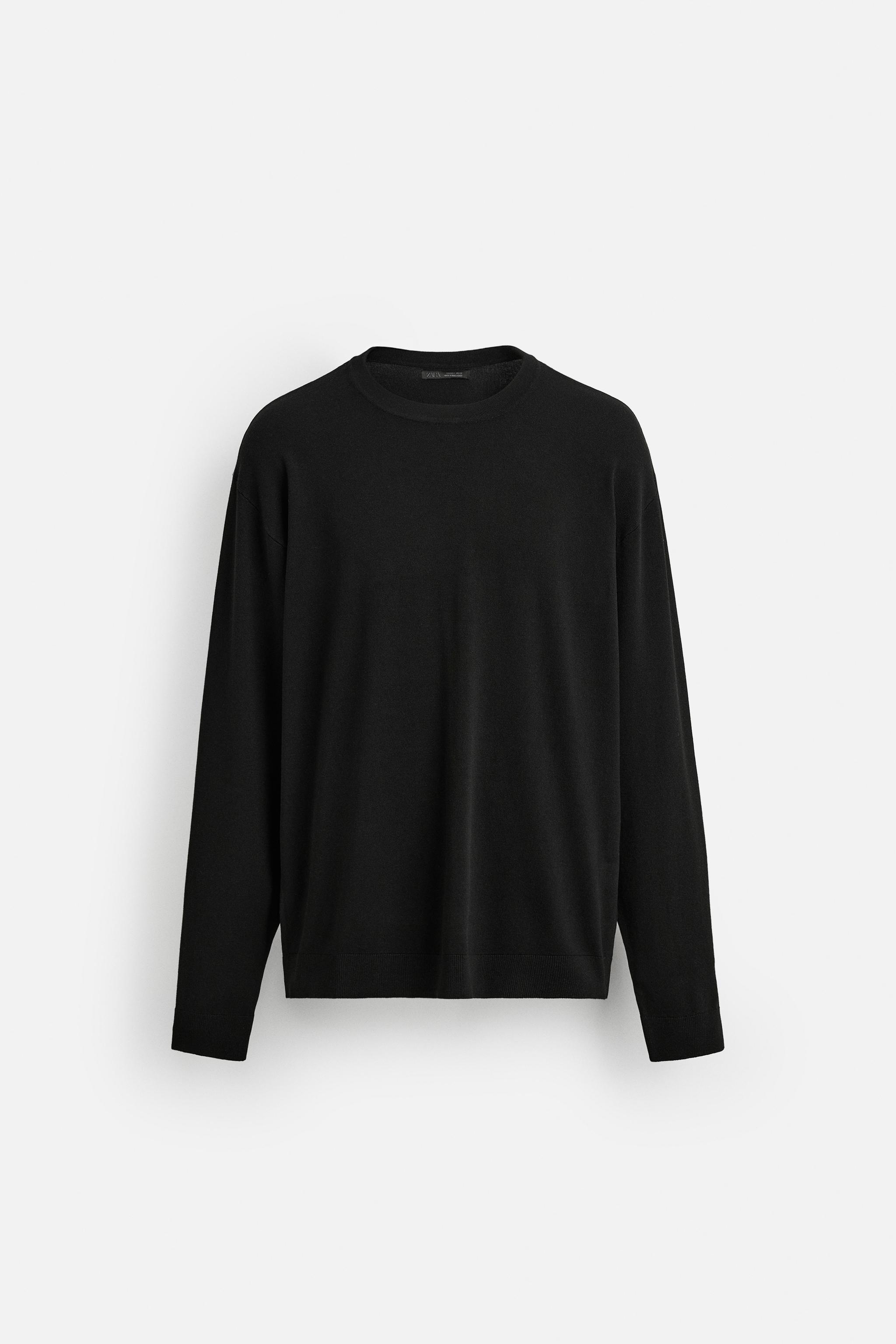 TEXTURED VISCOSE BLEND SWEATER