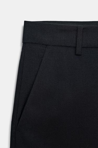 100% WOOL TROUSERS ZW COLLECTION - Dark navy by Zara - Image 9