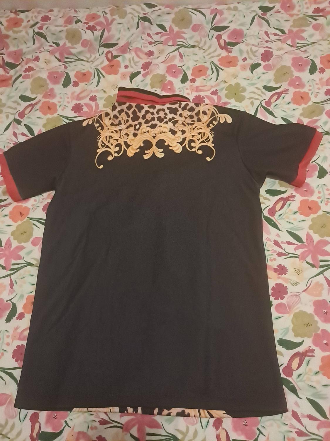 BAROQUE PRINT POLO SHIRT - Image 2