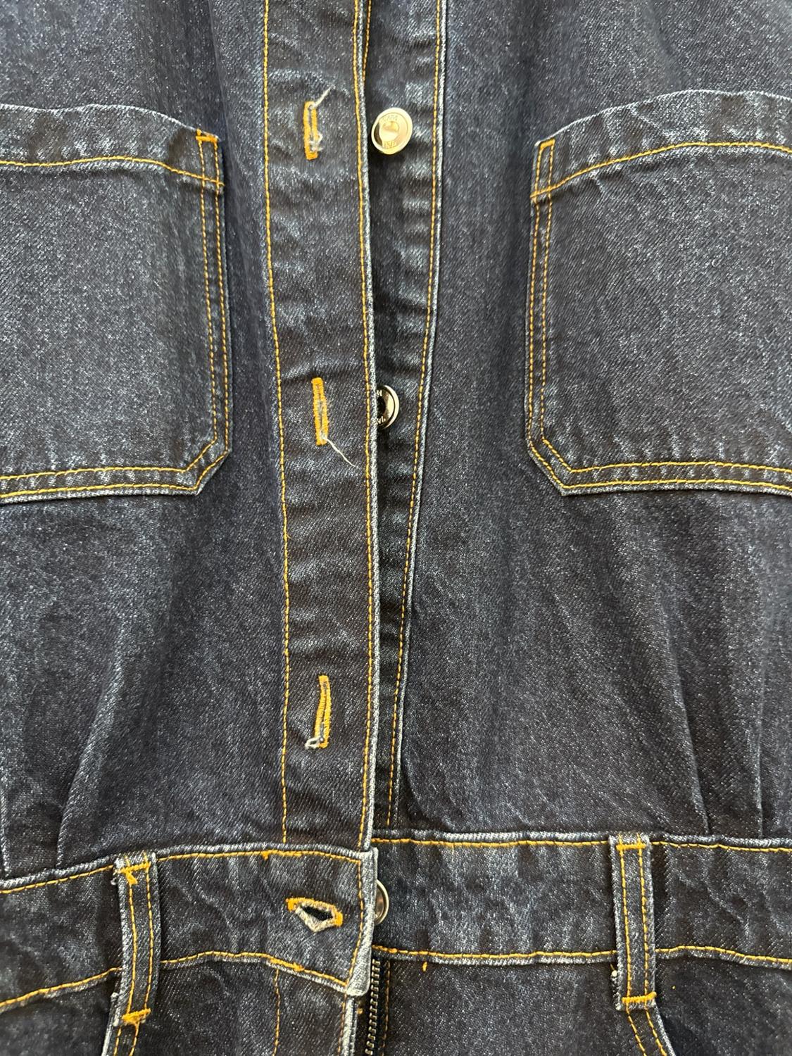 Z1975 SHORT SLEEVE DENIM PLAYSUIT - Image 3