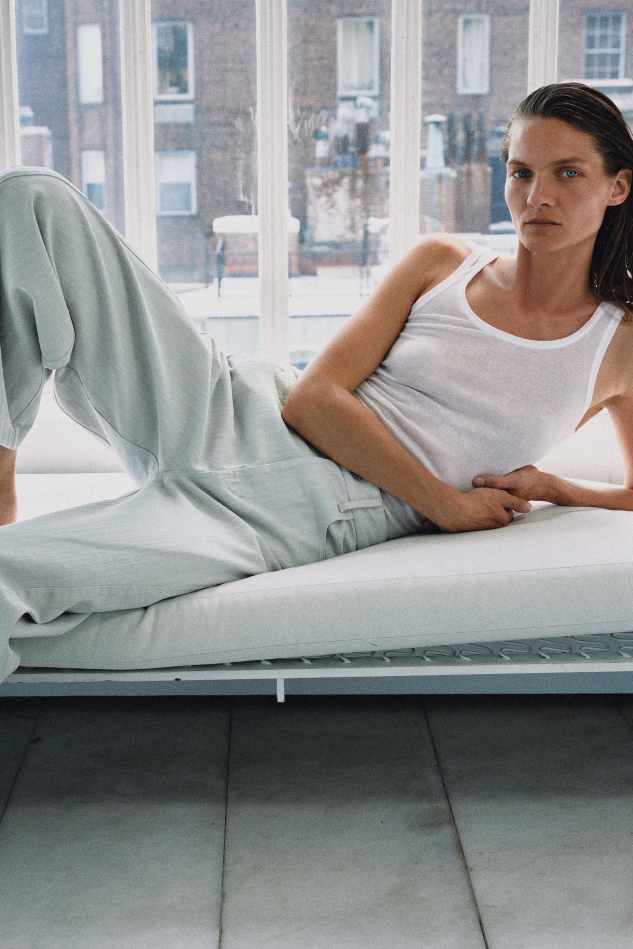 ZW COLLECTION BALLOON PANTS — Light blue