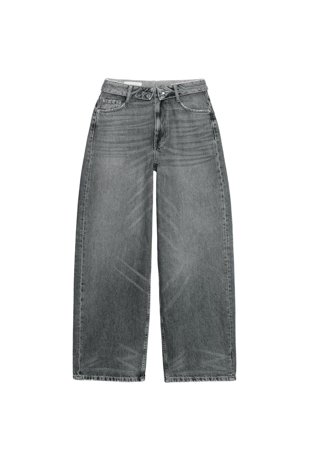 TRF MID-RISE FOLDED WAIST JEANS - image 4