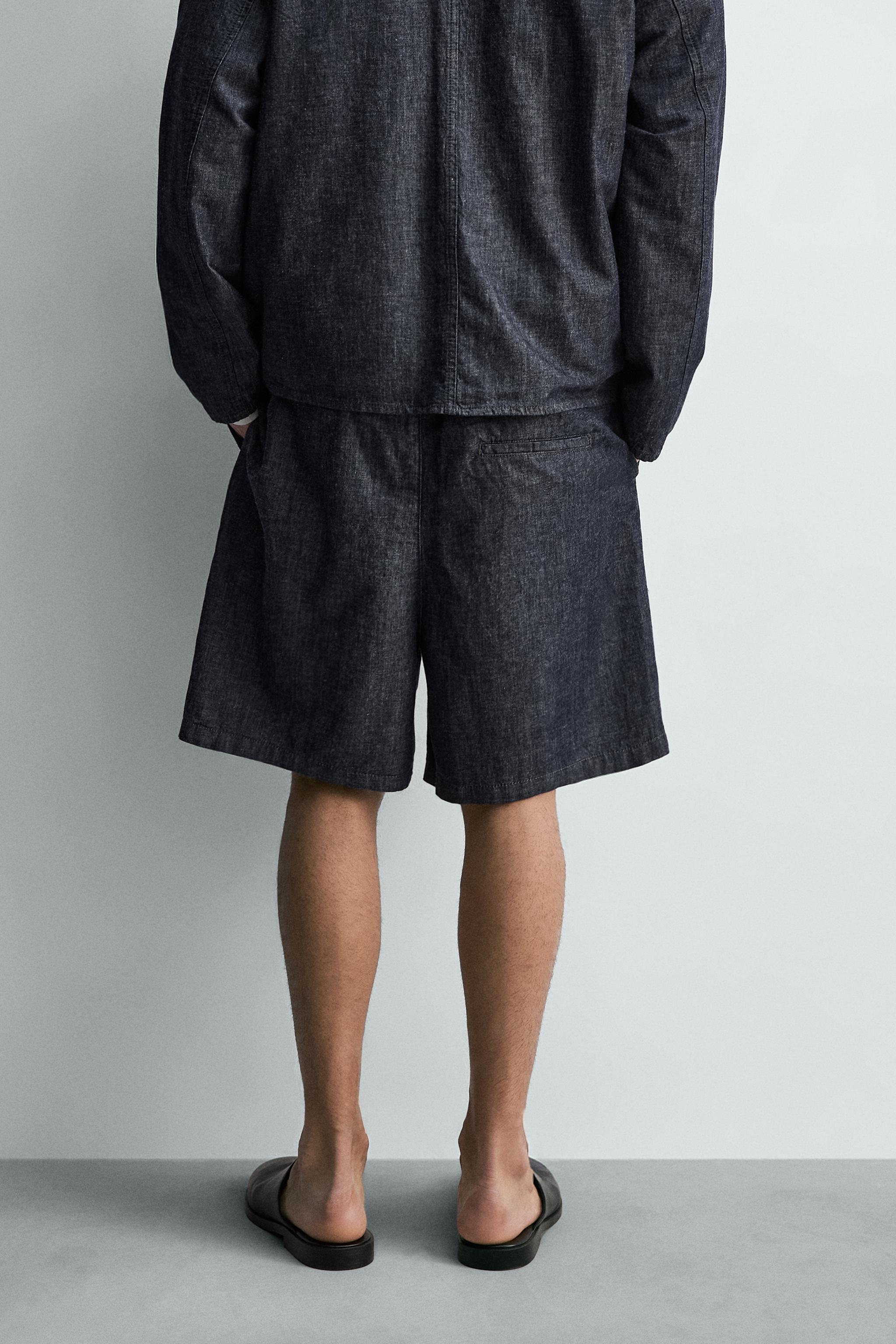 LIGHTWEIGHT DENIM SHORTS