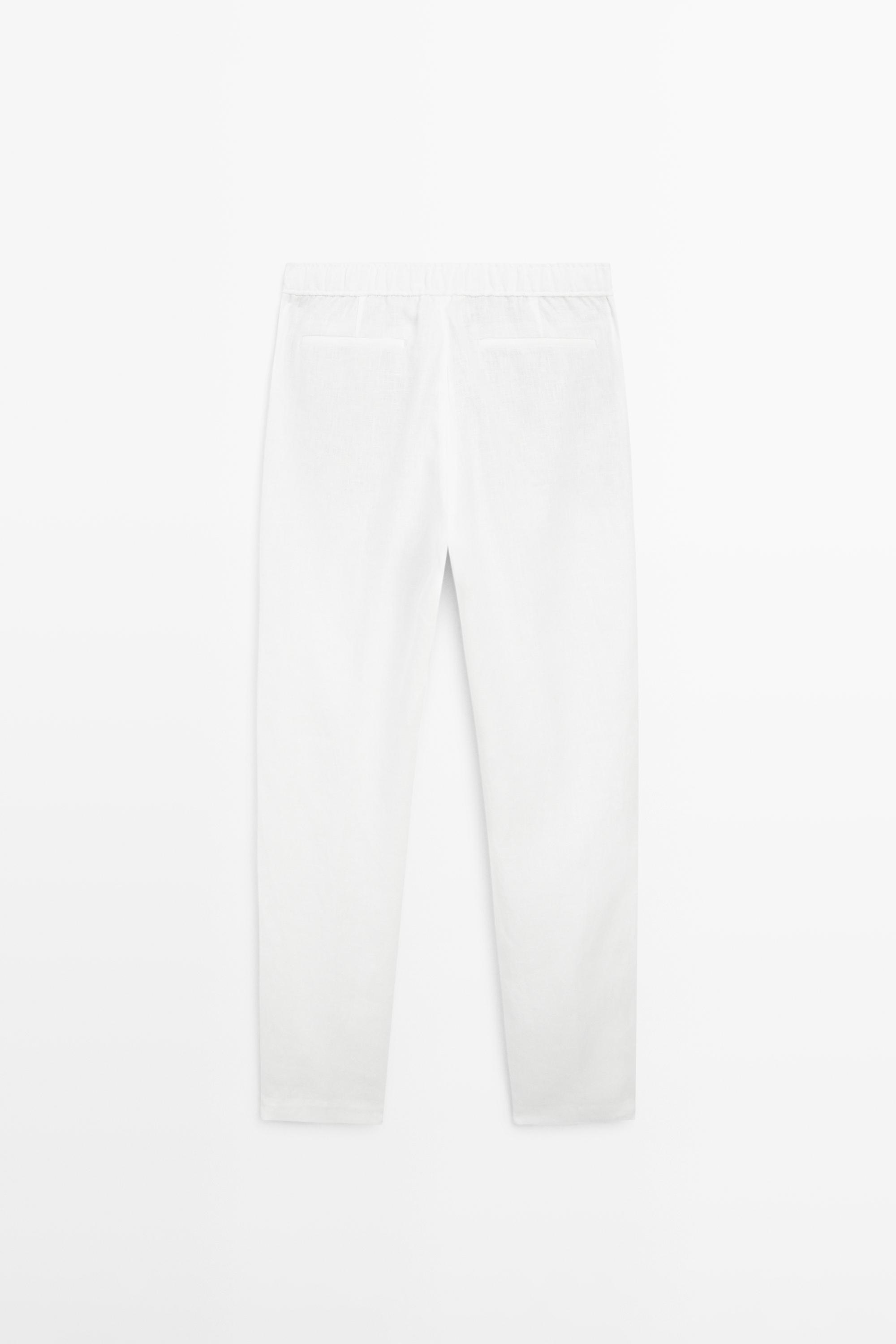 Pantalon de jogging en lin