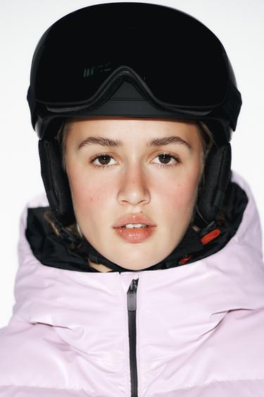 QUILTED ANORAK WITH 80% DOWN 20% FEATHER, WATER-RESISTANT, WINDPROOF, RECCO® TECHNOLOGY, SKI COLLECTION - Pink by Zara - Image 4