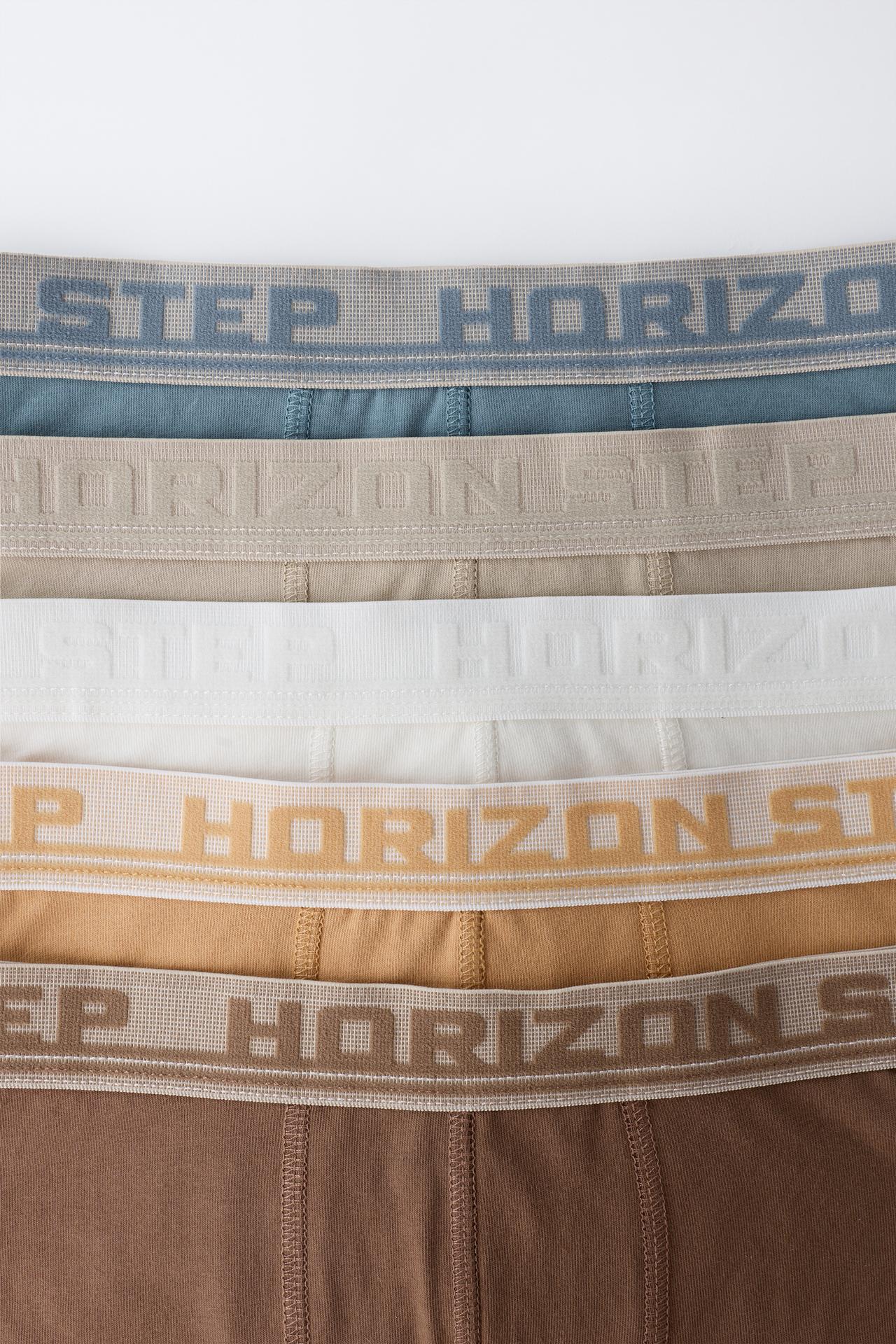 6-14 YEARS/FIVE-PACK OF EMBOSSED TEXT BOXERS