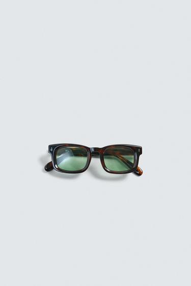 LUNETTES DE SOLEIL RECTANGULAIRES - Écaille de Zara - Image 6