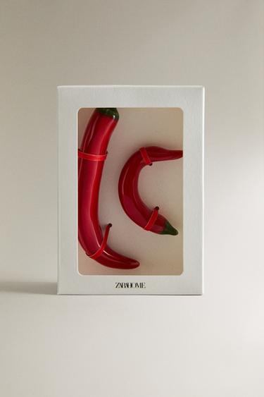PIMENTE CERAMIQUE (LOT DE 2) - Rouge de Zara - Image 3