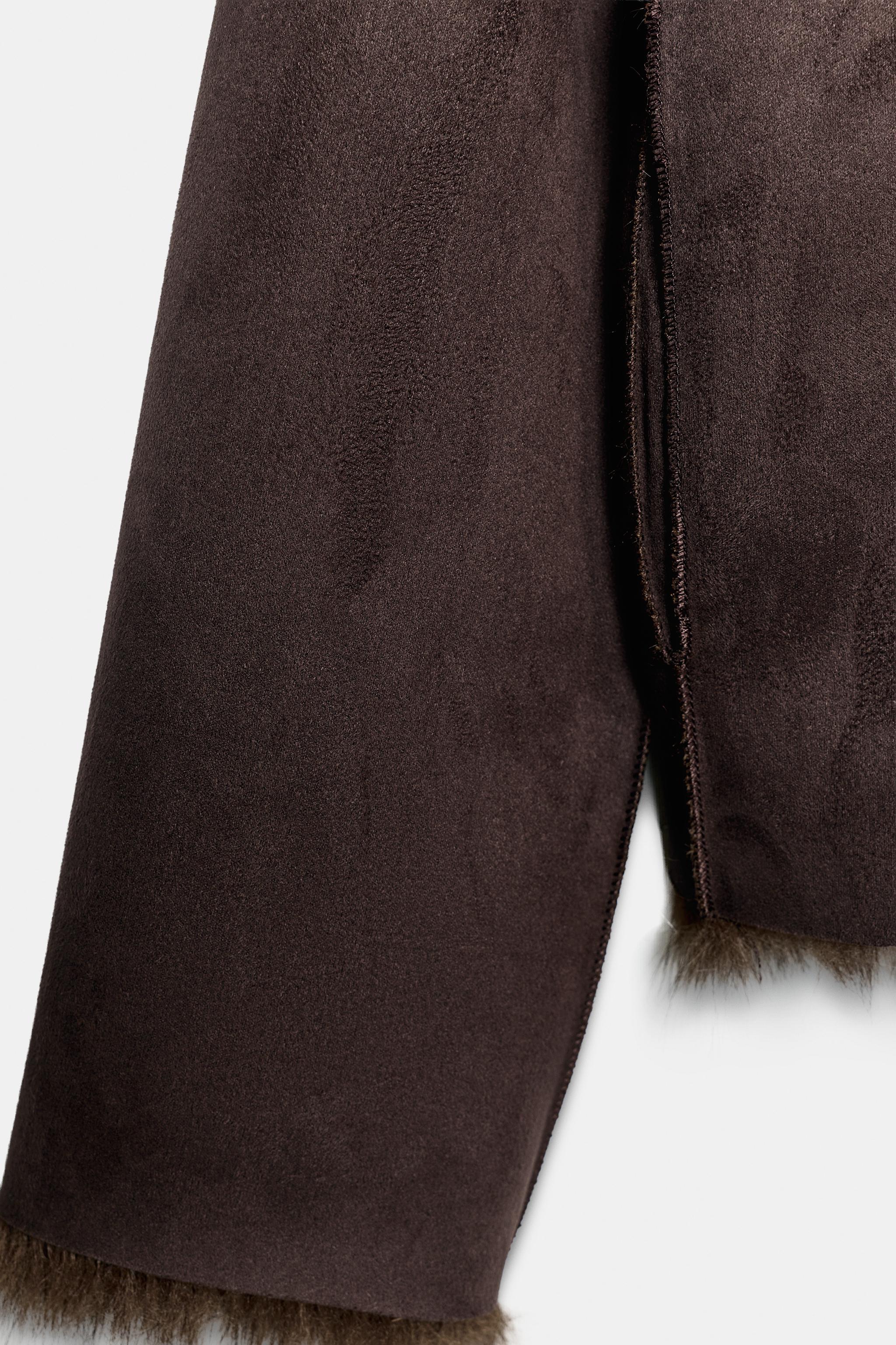 REVERSIBLE FAUX FUR JACKET