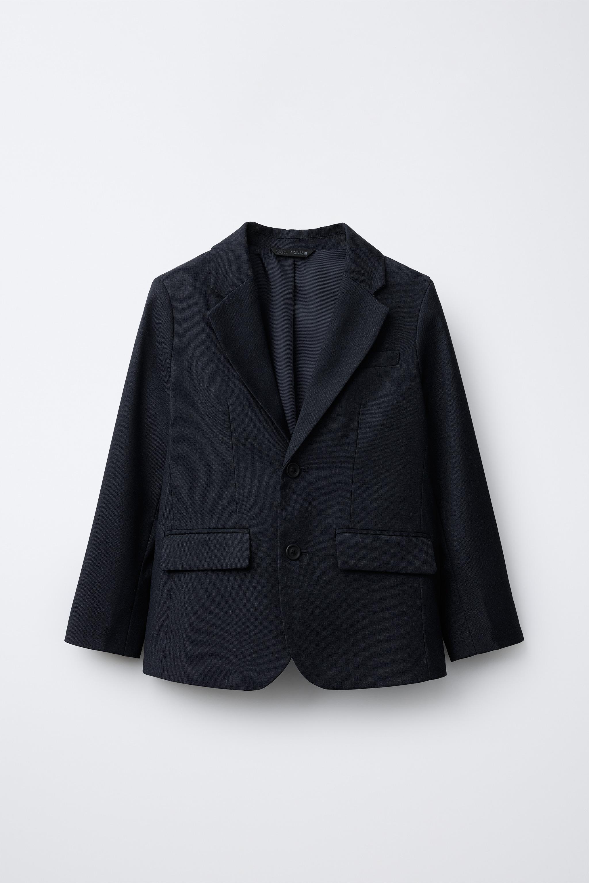 TEXTURED SUIT BLAZER